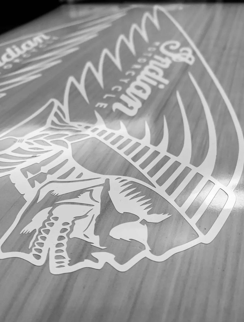 Custom Indian Motorcycle Gas Tank Decals 2PC Set New Handcrafted Etsy