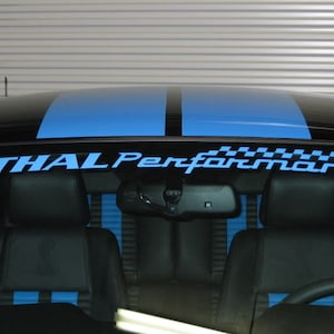 Custom  Handcrafted Mustang Lethal Performance Windshield Decal Outline Banner OEM Gt Saleen  Shelby  NEW