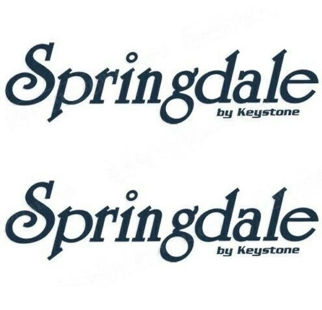 Springdale Rv Decals Springdale by Keystone RV Decals (set of 2) – Vintage New Oracle - Etsy