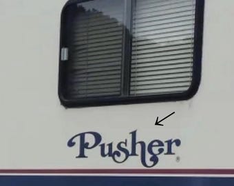 1992 Vintage Tiffin Allegro Bay Pusher RV Camper Decals (Set Of 2) New