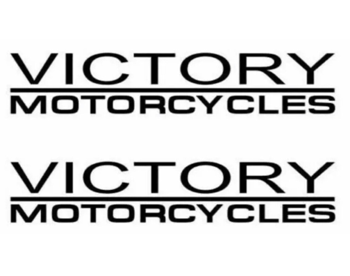 2X Victory Motorcycle Gas Tank Decals Stickers New Custom Oracle