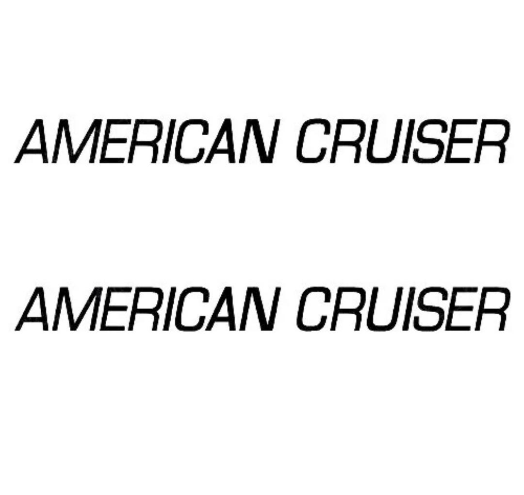 American Cruiser RV Trailer Decals (set of 2) – New Oracle - Etsy