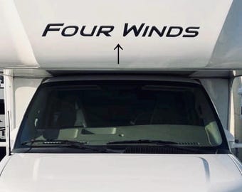 Chateau Four Winds Roof & Rear RV Camper Decals (Set Of 2)- New Oracle Universal