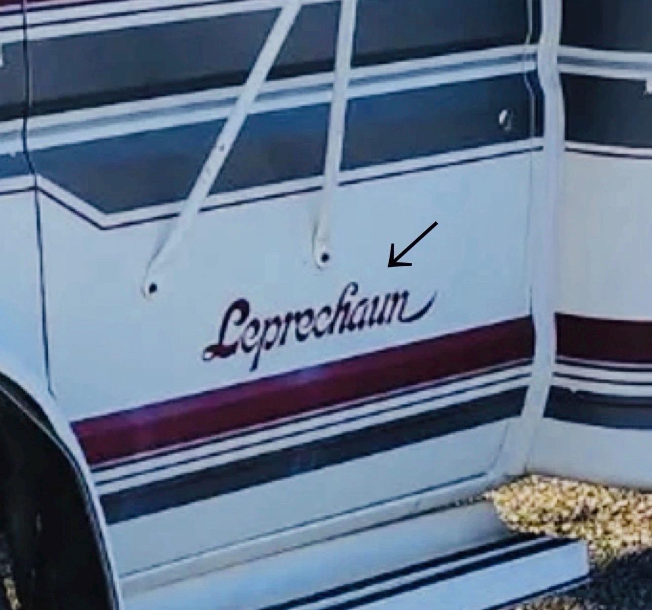 Vintage 1987 Coachmen Leprechaun Motor Home RV Camper Decals 2PC Set ...