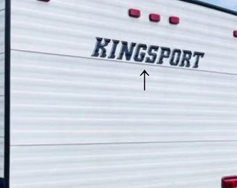 Kingsport RV Roof - Rear - Side Decals (Set Of 2) New Universal Oracle