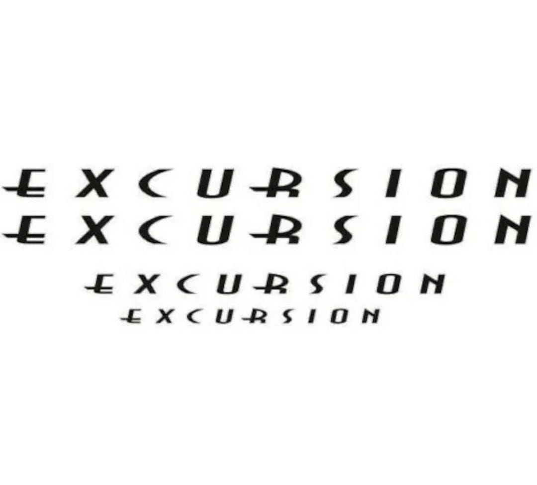 Excursion by Fleetwood RV Decals (set of 4) – New Oracle - Etsy