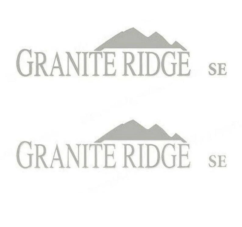Jayco Granite Ridge RV Decals (1 Set of 2) – New Oracle - Etsy