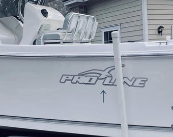 Vintage Pro Line Outline Boat Marine Decals (Set Of 2) – New Oracle