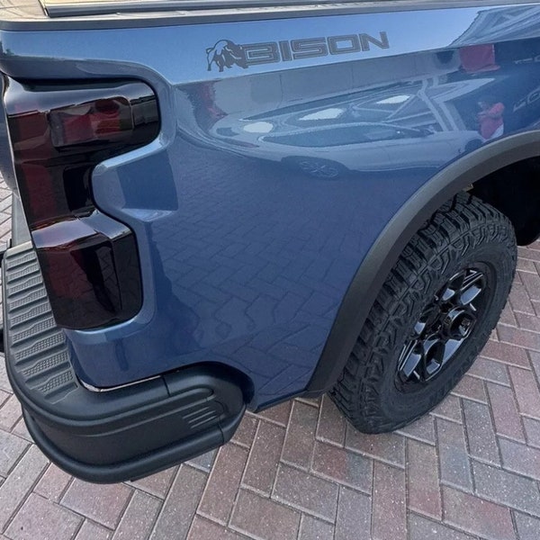 Custom Chevrolet Colorado ZR2 Bison Bedside Decals 2PC Set New Fits 4x4 Trucks