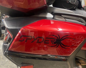 Custom Spyder Body Decals 2PC Set Vinyl High Quality New Stickers Fits ATV Off Road