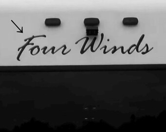 Four Winds Roof - Rear - Side RV Camper Decals (Set Of 2) New Oracle Universal