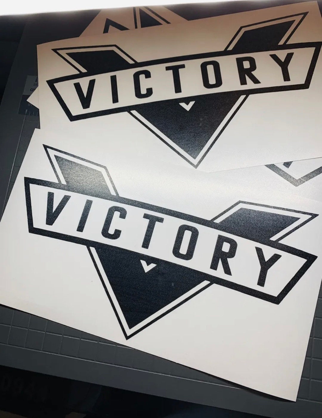 2X Victory V Motorcycle Gas Tank Decals Stickers New Custom Etsy