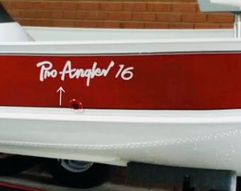 Lund Pro Angler 16 Boat Yacht Decals 2PC Set Vinyl High Quality New Oracle
