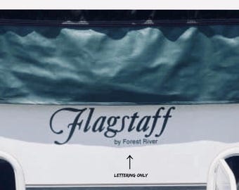 2007 Vintage Forest River Flagstaff RV Camper Decals (Set Of 2) New