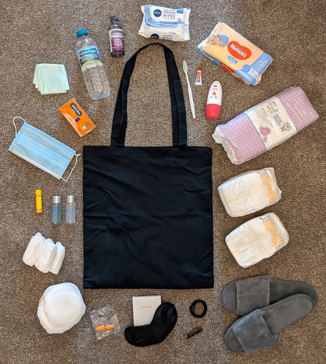 Pre Packed Maternity Hospital Bags Newborn Baby Set Etsy