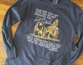 Fear Not Cutting Horse Long Sleeve Western Shirt