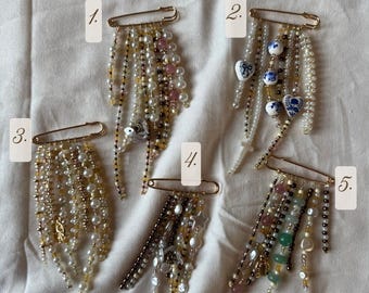 Safety Pin Western Bag Charms