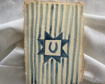 4x6 Original Quilt Inspired Design Horse Shoe