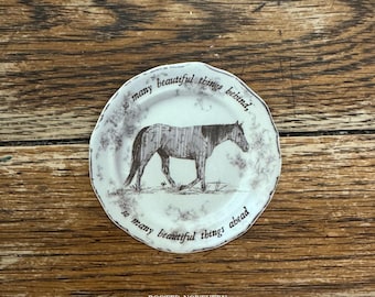 So Many Beautiful Things Behind, So Many Beautiful Things Ahead Horse Sticker