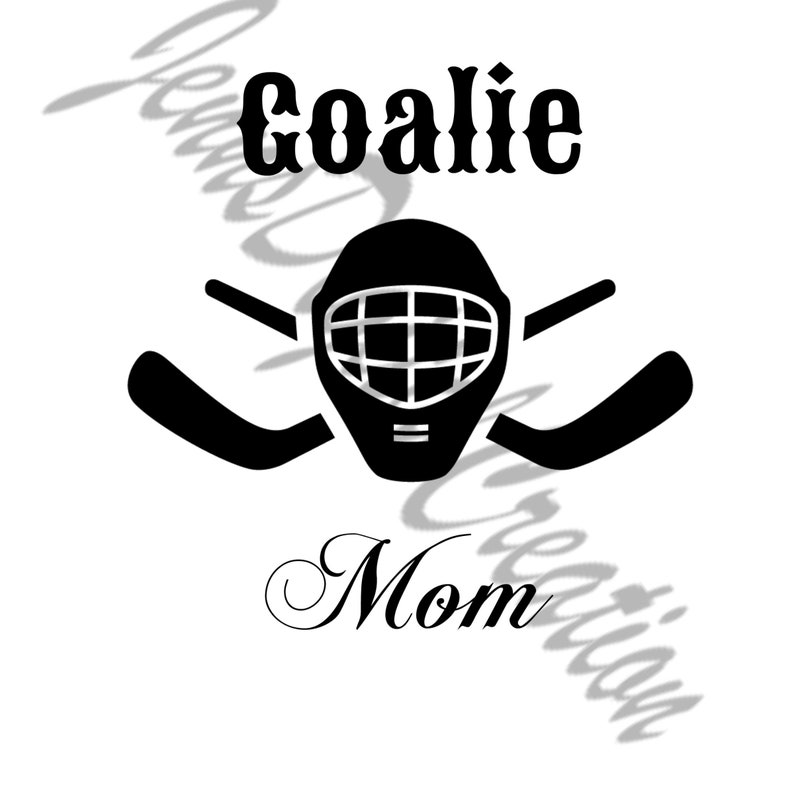 Goalie Mom Digital SVG File for Use on Just About Anything You Can