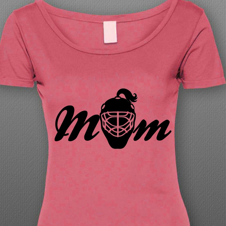 Female Ice Hockey Goalie Mom Digital Svg File for Use on Etsy