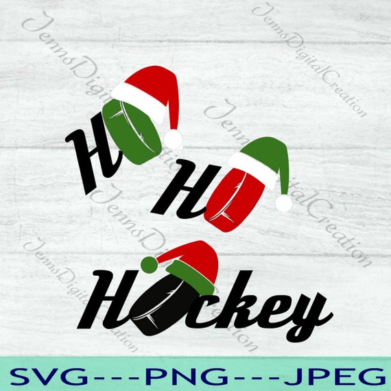 Download Ice Hockey Christmas Decal Use It This Digital Svg File To Etsy