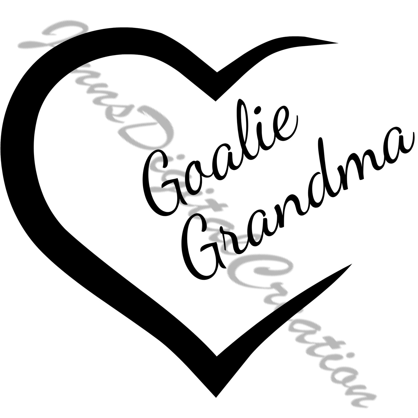 Download Ice Hockey Goalie Grandma digital svg file for use on ...