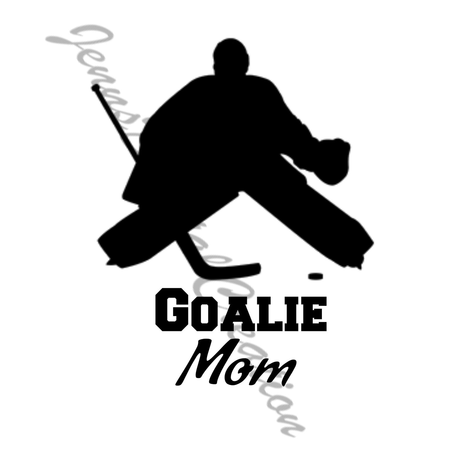 Ice Hockey Goalie Mom Digital Svg File for Use on Shirts Car - Etsy Canada