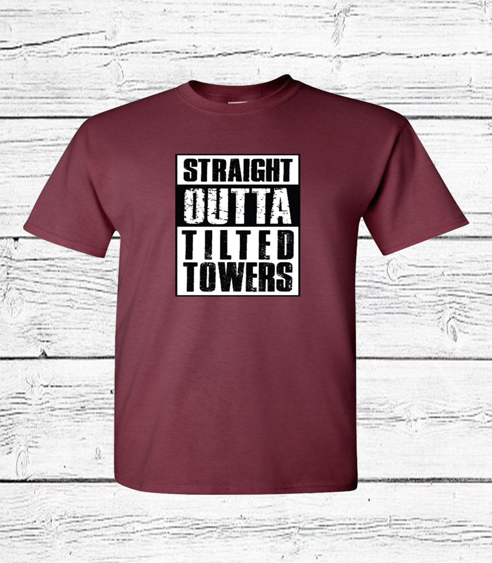 Straight Outta Tilted Towers Funny T-Shirt Funny Unisex | Etsy