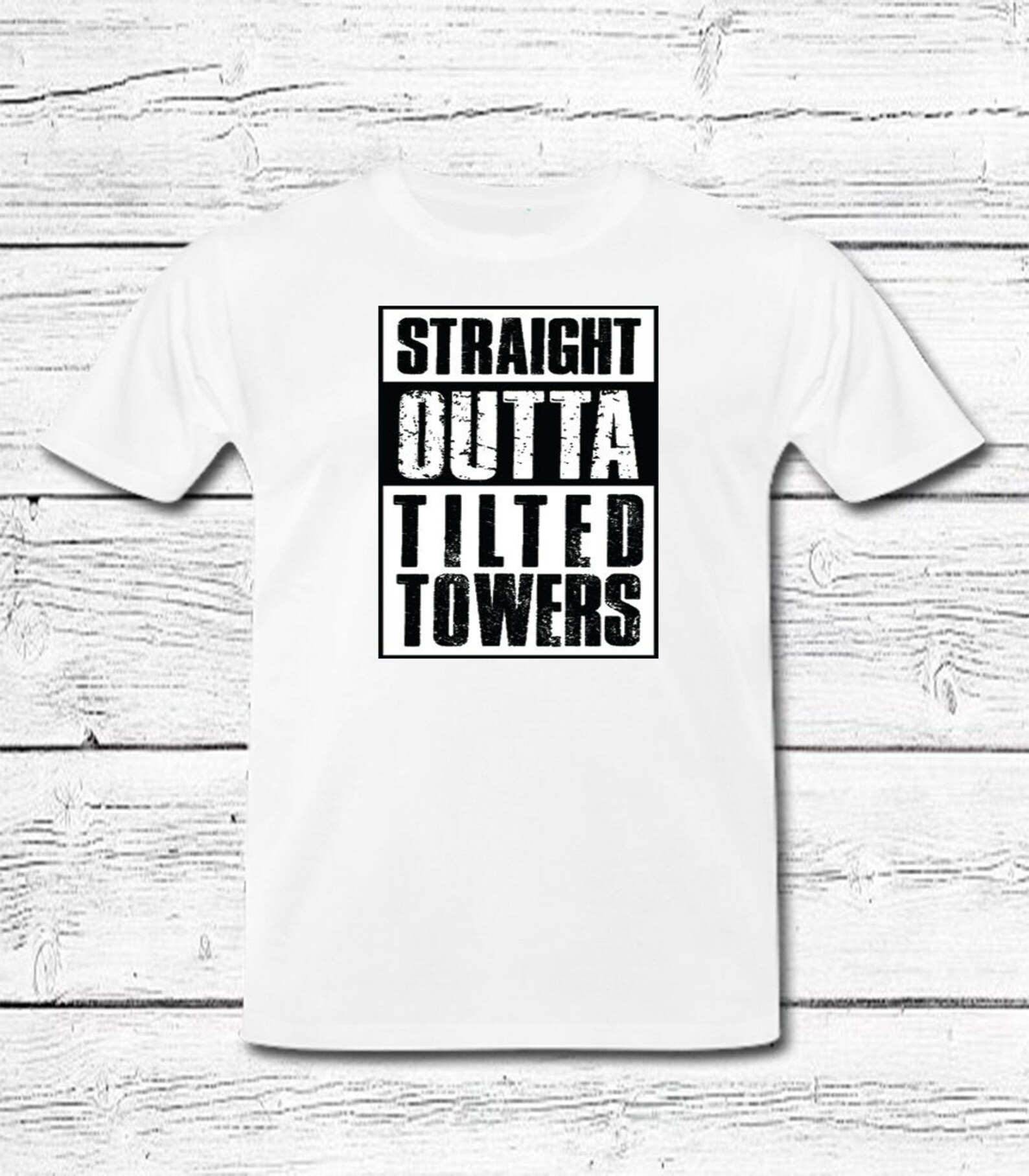 Straight Outta Tilted Towers Funny T-Shirt Funny Unisex | Etsy