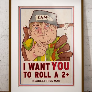 Blood Bowl Inspired 'I Want You' Poster