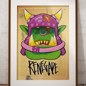 Blood Bowl Inspired 'Renegade' Poster
