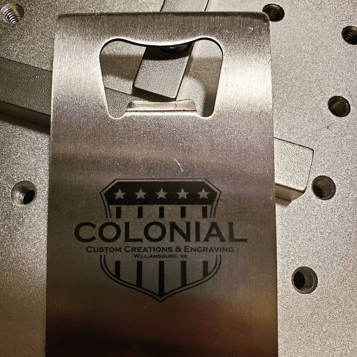 Custom Bottle Opener Business Card Etsy