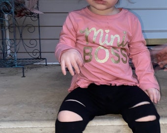 baby girl ripped leggings