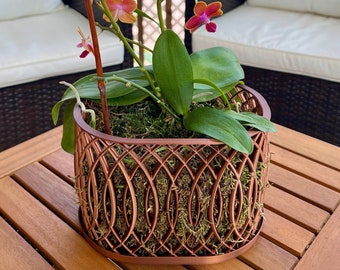 Orchid Arc Pot, Multi Orchid Pot, Multiorchid Planter, Orchid Pot with Drainage, Airplant Pot, Modern Stylish Pot