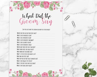 Mr Mrs Quiz Etsy 