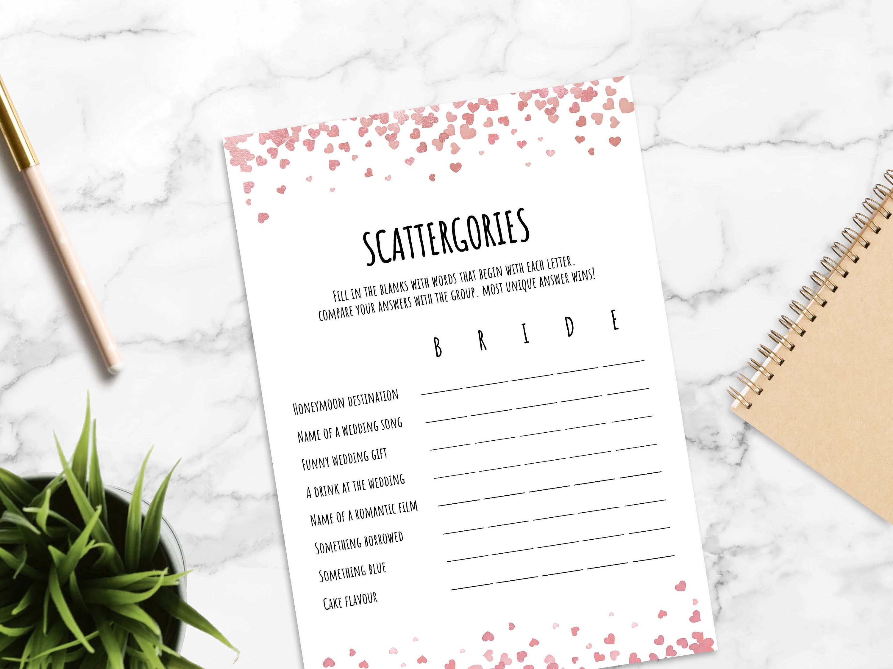 bridal scattergories questions bridal scattergories questions