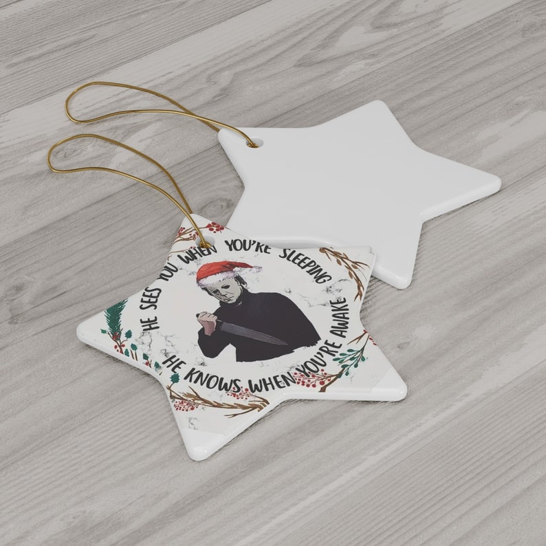 Holiday Horror the Michael Myers Christmas Ornament Etsy
