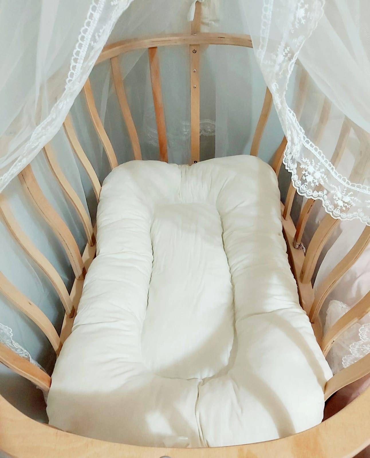 Baby lounger with linen cover Organic baby nestbaby lounger Etsy
