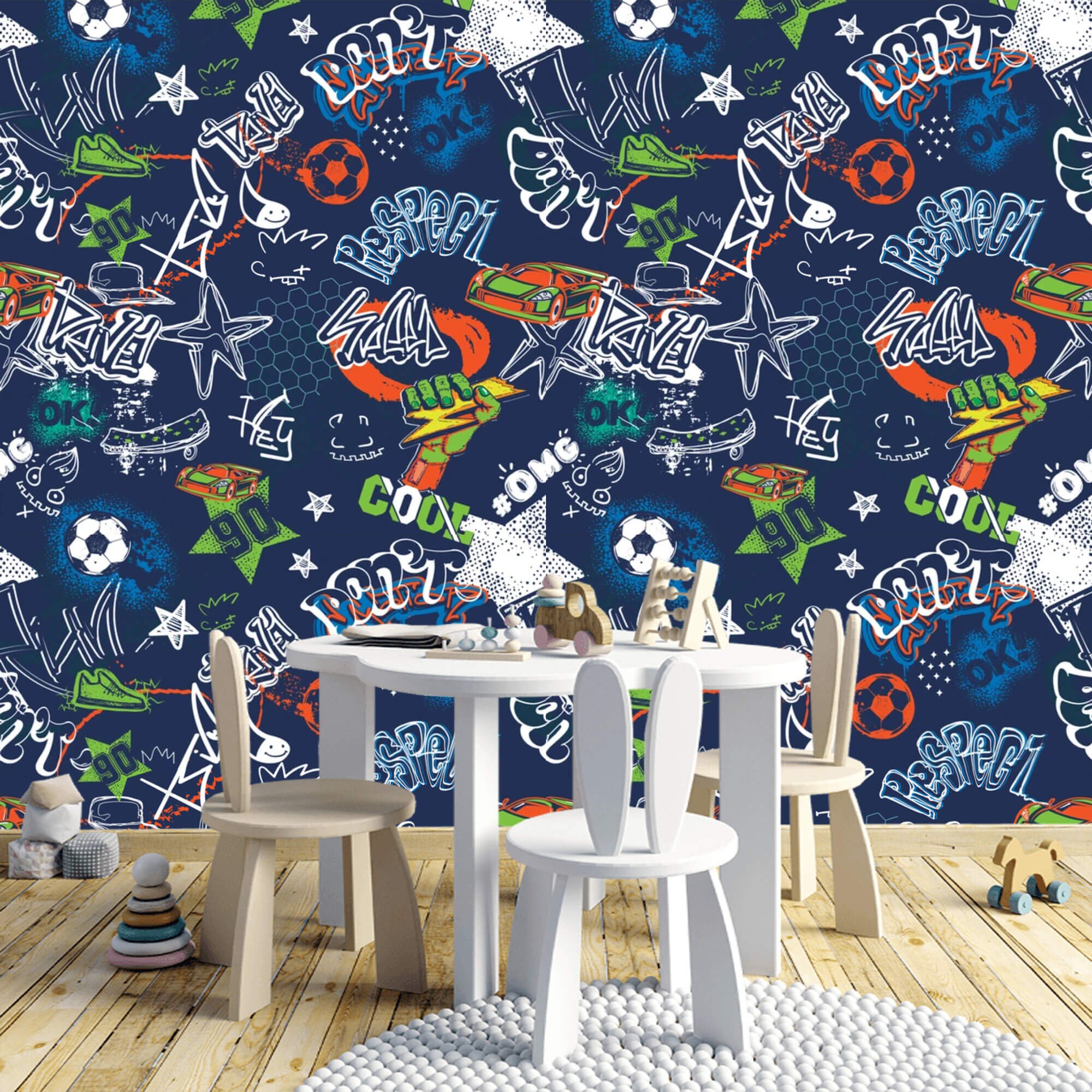 Kids Wallpaper Comics Peel and Stick Boys Room Teenager Wall Mural - Etsy