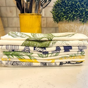 Kitchen Towel Bundle Set of Three | Mix & Match Towels Pick Three | Housewarming Gift | Tea Towel | Galentine's Gift | Host/Hostess Gift