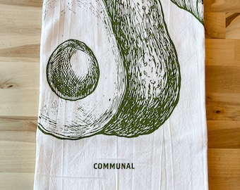 Avocado Kitchen Towel | Absorbent Cotton Dish Towel | Discontinued