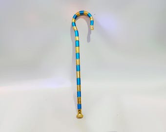 mace. scepter. King Tutankhamun's scepter, a similar scepter. Egyptian scepter. The pharaonic scepter was brilliantly made in Egypt