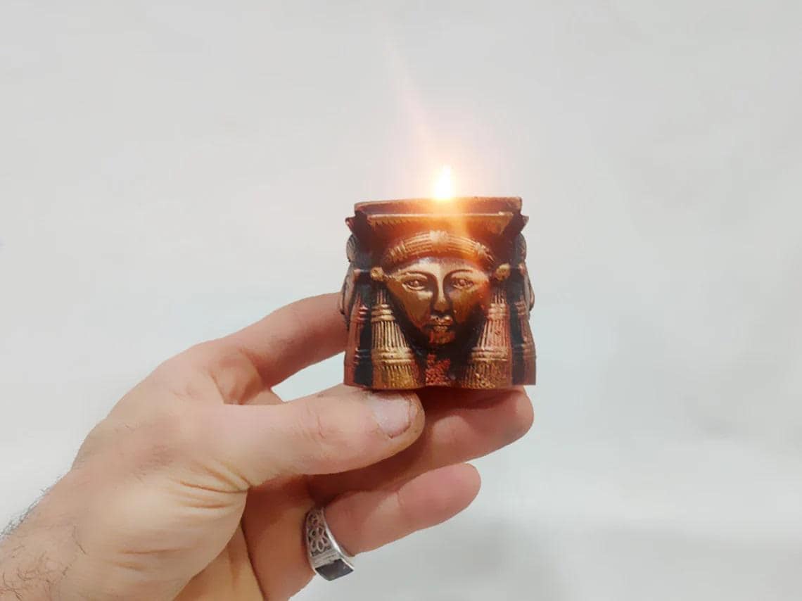Hathor egyptian candle - Etsy 日本