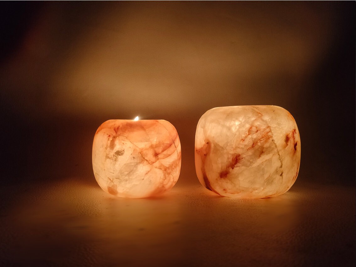 Natural Egyptian Alabaster Candle Holder. Alabaster Lantern. Etsy