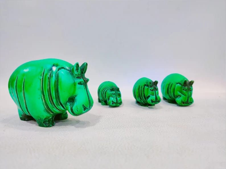 kunego青いカバ メトロポリタン美術館 エジプト埋蔵レプリカ