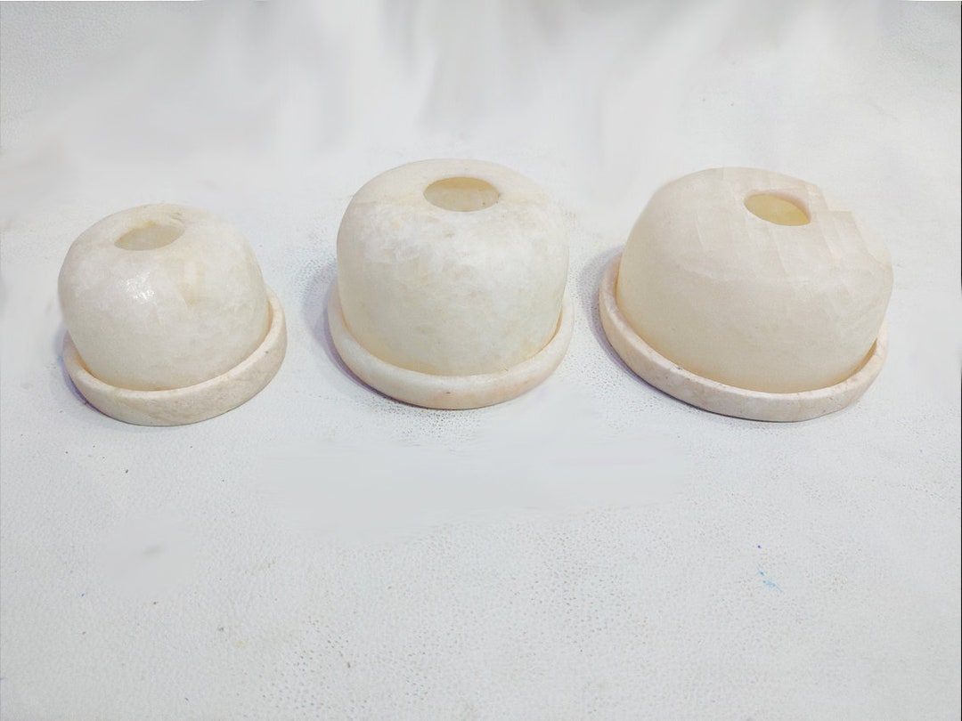 Natural Egyptian Alabaster Candle Holder. Alabaster Lantern. Candle
