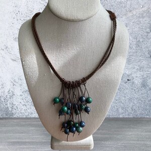 Azurmalachite necklace