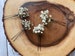 Dried  Babys Breath Flowers, Gypsophila Hair Pins, 