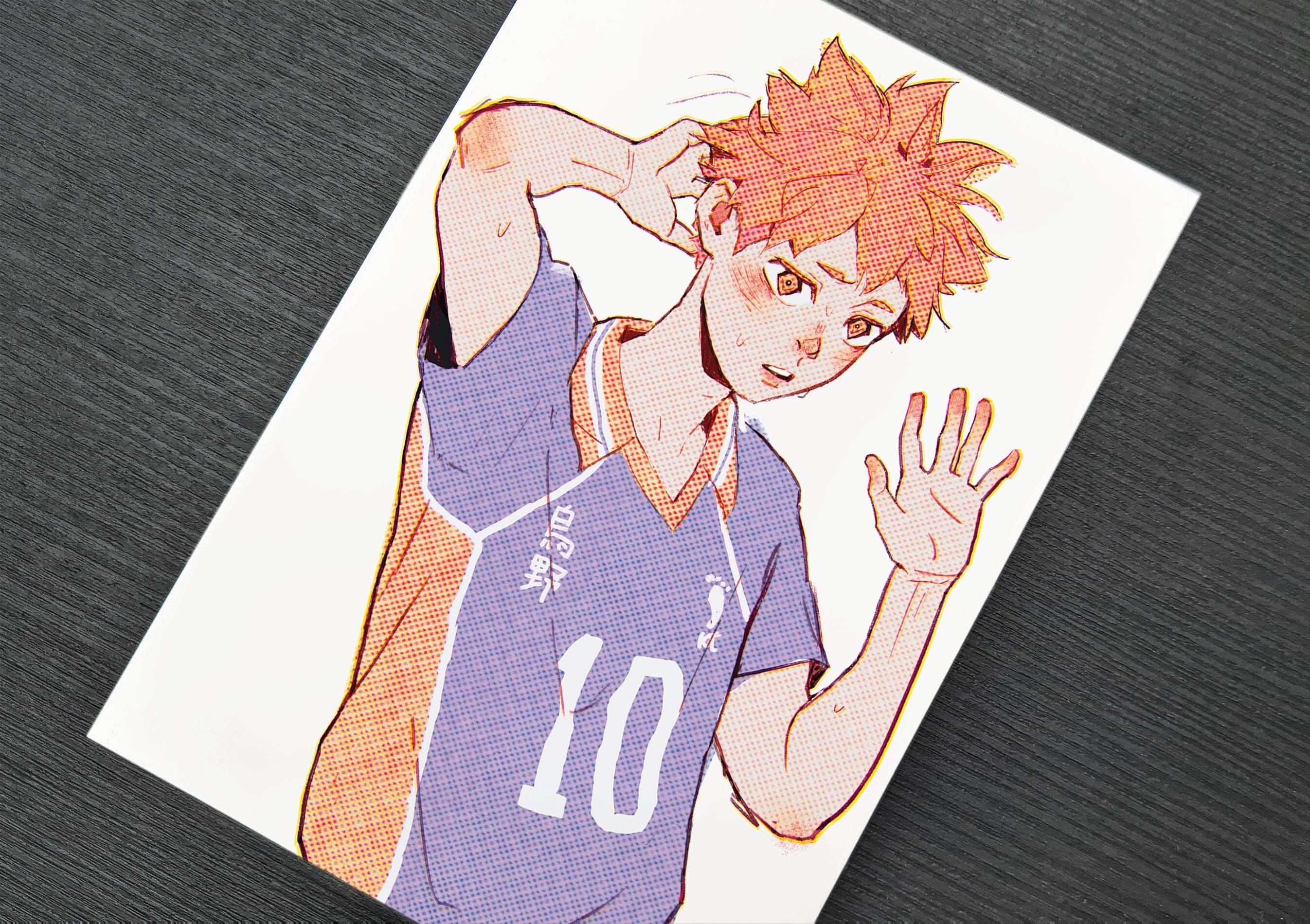 Volleyball Boy Print Anime HQ Print Etsy